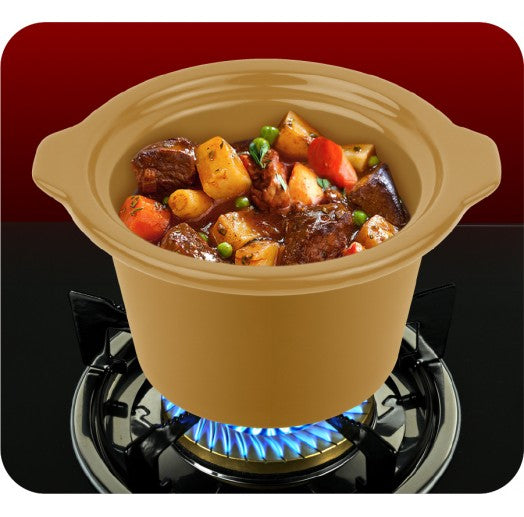 Electric Crockery Pot, (1.5/3.0/5.0-Litre) Heat-Resistant Ceramic Pot (1525 HR-WO/3525 HR-WO/1606 HR-WO)