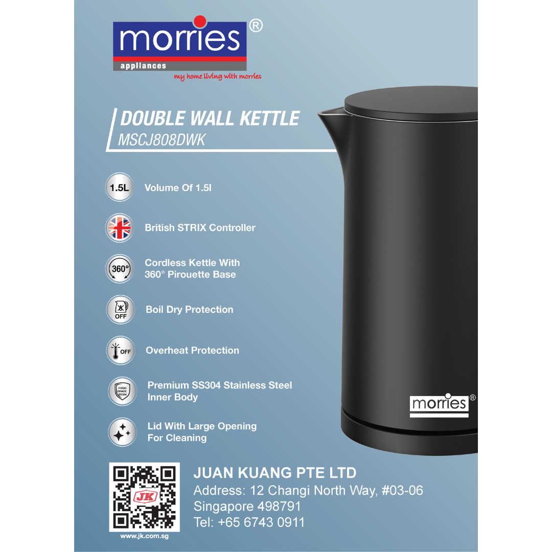 1.5L Double Wall Kettle MSCJ808DWK