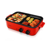 2-in-1 Electric Hot Pot & BBQ Grill Model 2280