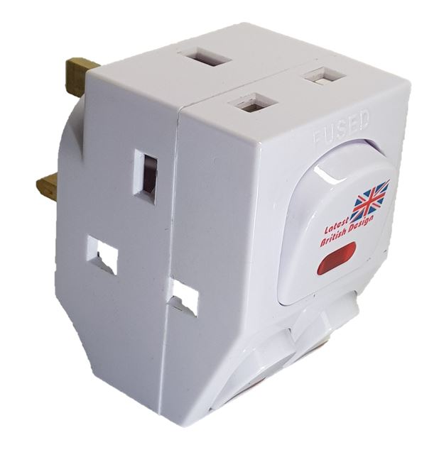 CK 3Way Adapter W/Switch CK8296