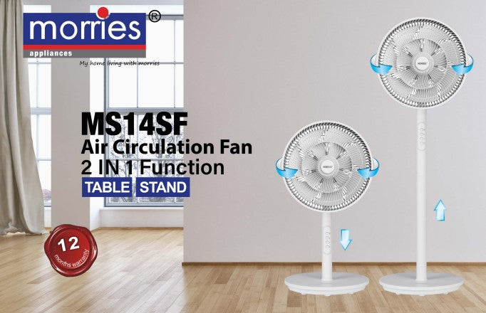 2 IN 1 Function Air Circulation Fan MS14SF/MS14SFTR