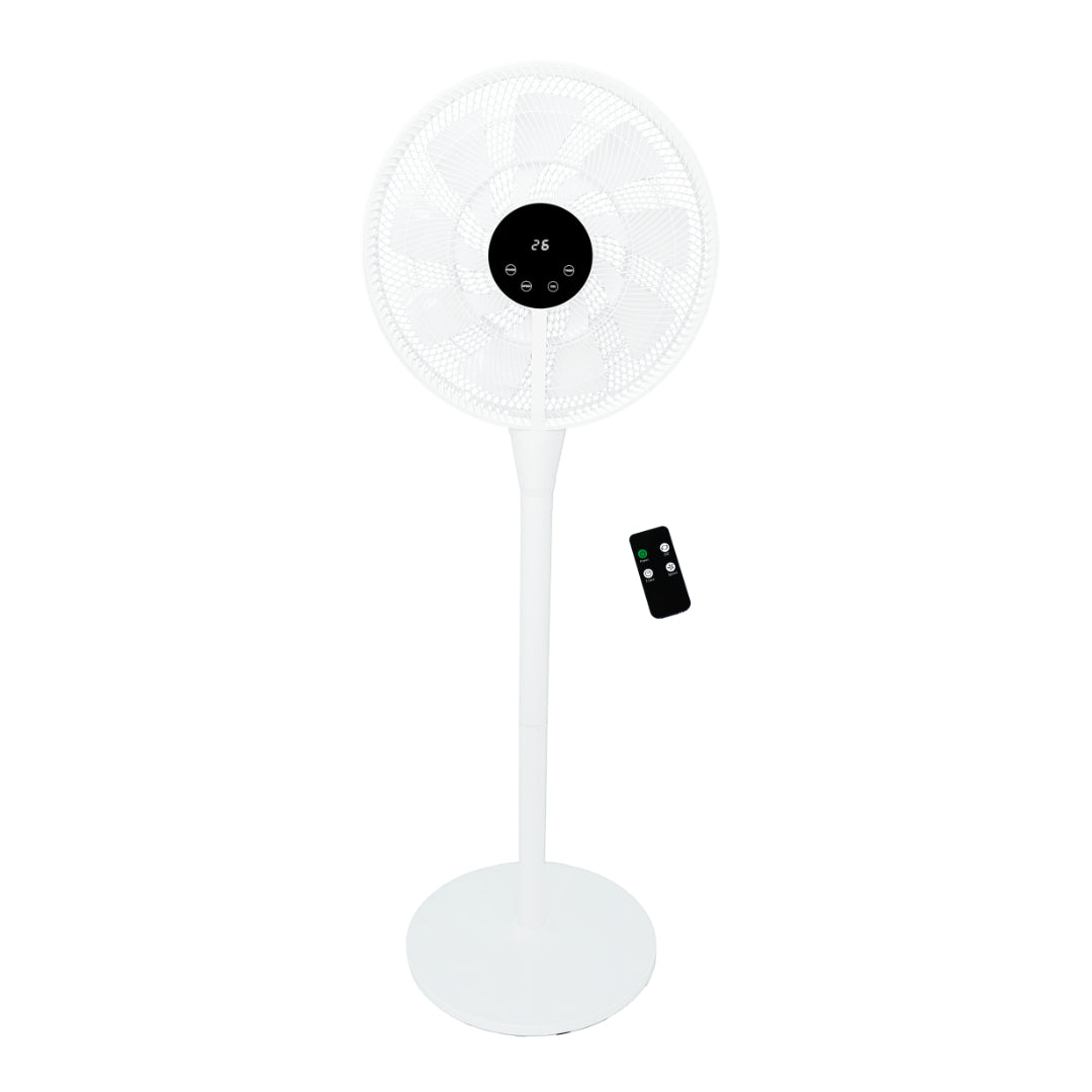 DC Stand Fan MS1611DCSFR (Black/White)