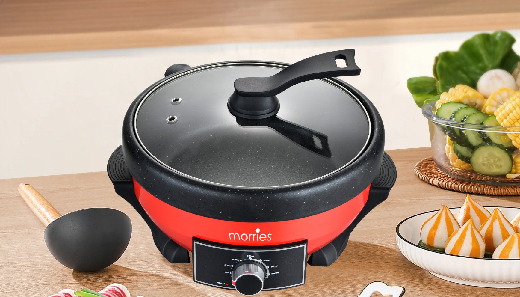 Multi Cooker MS7000MC Frying pan Hotpot Steamboat Steam boat BBQ Grill