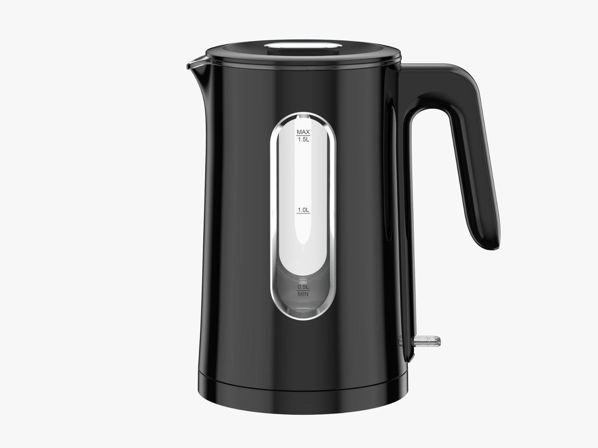 Morries 1.5L Double Wall Borosilicate Glass & Cordless Kettle MSCJ608BK