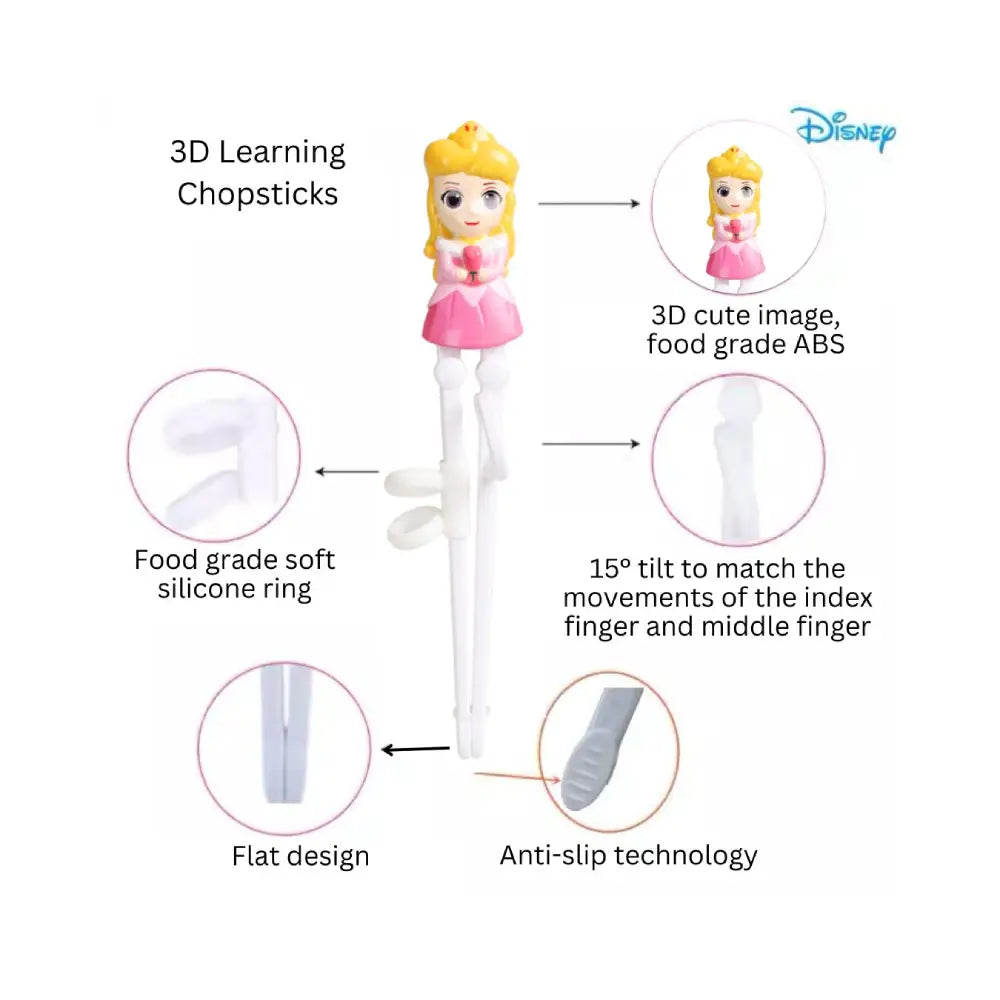 Authentic Disney Kids 3D learning chopsticks / Children Tableware