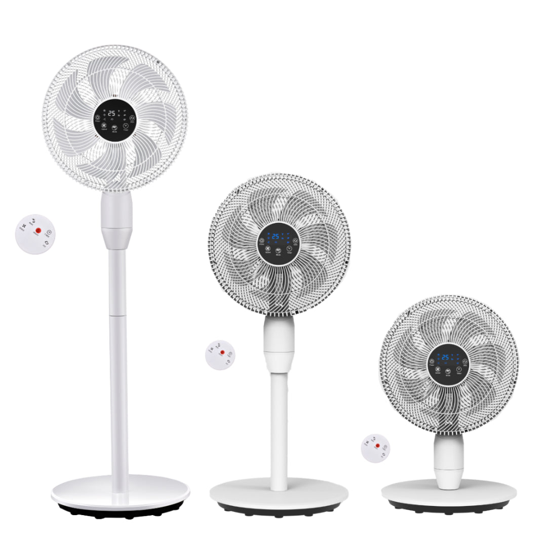 DC Stand Fan MS1411DCSFR (Black/White)