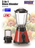 0.8L 2 In 1 Glass Blender MS-BL250