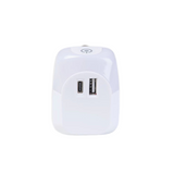 USB/Type C Wall Charger With Night Light MS2001USB/C & MS4001USB