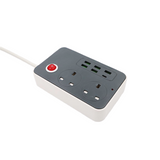 Extension Socket With Type C MS8828UC (5 USB, 1 USBC, 2 Power Socket)