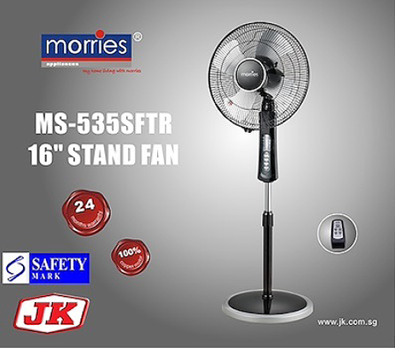 16" Stand Fan MS-535SFT/ W/Remote Stand Fan MS-535SFTR (AL Alloy Fan Blade)