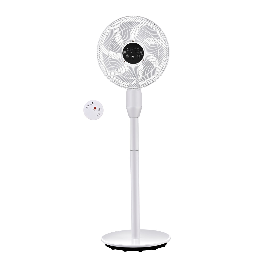 DC Stand Fan MS1411DCSFR (Black/White)