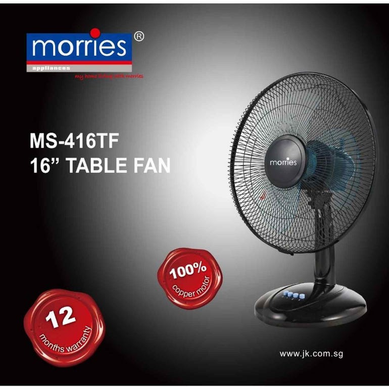 12 inch/ 16 inch TABLE FAN MS-312TF/MS-416TF (12 MONTH WARRANTY)